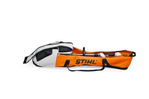 Stihl Torba narzędziowa do systemu FS Kombi w kolorze pomarańczowo-białym.