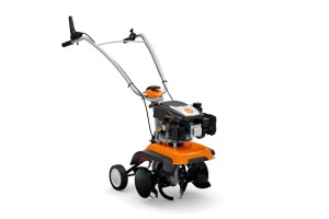 Stihl MH 445 Glebogryzarka kompaktowa, do mniejszych ogrodów, kolor pomarańczowy.