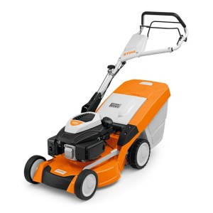 Stihl RM 650 T Kosiarka, 3w1: koszenie, mulczowanie, zbieranie trawy.