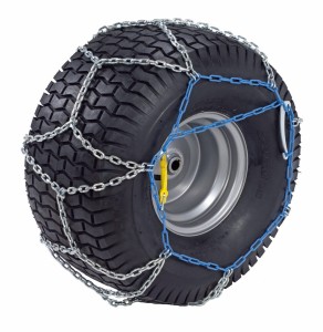 Łańcuchy przeciwślizgowe Stihl ASK 016 nałożone na oponę 16".