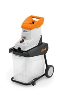 Stihl GHE 135 L cichy rozdrabniacz elektryczny ze zintegrowanym zbiornikiem 60 l.