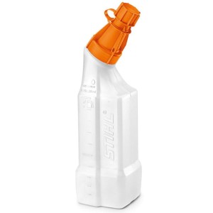 Stihl 1l Kanister z pomarańczową nasadką.