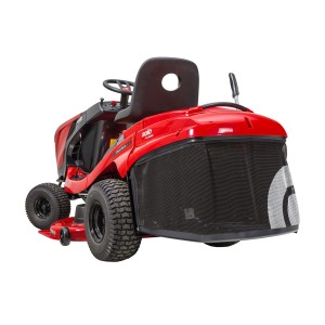 Czerwony Traktor Alko T18-103.4 HD-A V2 COMFORT widok z tyłu.