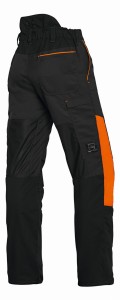 Stihl Spodnie FUNCTION Universal XXL w kolorze czarno-pomarańczowym.