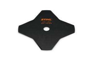 Stihl GrassCut, tarcza tnąca do trawy, 4 ostrza, Ø 230 mm, czarna.