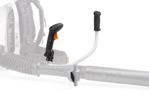 Uchwyt oburęczny do BR i BGA firmy Stihl, model BR 350/450/500/600/700/800 i BGA 300.
