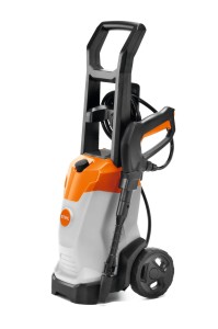Stihl Myjka wysokociśnieniowa z akumulatorem zabawka na białym tle.
