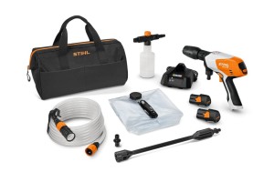 Stihl RCA 20 Myjka wysokociśnieniowa z 2 x akumulator AS 2 i ładowarką AL 1