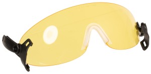 Okulary do kasku żółte