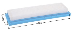 Filtr powietrza Tecumseh /180x55x22/