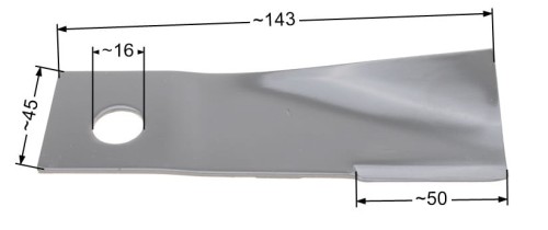 Końcówka noża Weibang WB506HB;SB;WB536SB;WB537HCU CZĘŚĆ ORYGINALNA