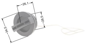 Korek paliwa NAC SPS01-45 CS4500 CS5200 pilarki marketowe