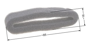 Filtr powietrza NAC gąbka wykaszarki marketowe