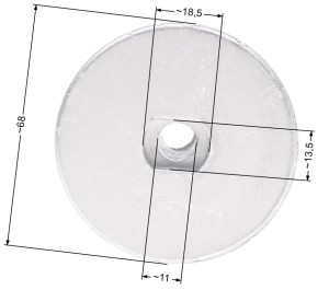 Adapter kosiarki Castel Garden PAN504 22.2mm