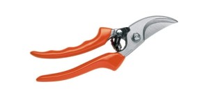 Stihl Bypass PG 20 Sekator ogrodowy uniwersalny z pomarańczowymi rączkami i srebrnymi ostrzami.