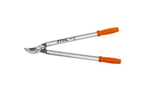 Stihl Bypass PB 10 Sekator do gałęzi z pomarańczowymi rączkami.