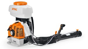Stihl SR 450 Opryskiwacz uniwersalny spalinowy 14l, widok z boku.