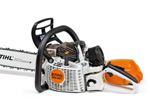 Stihl MS 261 Pilarka spalinowa, moc 3,0 kW / 4,1 KM silnik 2-MIX - przód łańcuch paliwa