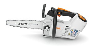 Poręczna akumulatorowa pilarka Stihl MSA 161 T do pielęgnacji drzew.