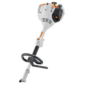 KombiMotor Stihl KM 56 RC-E z uchwytem obwiedniowym i ErgoStart.