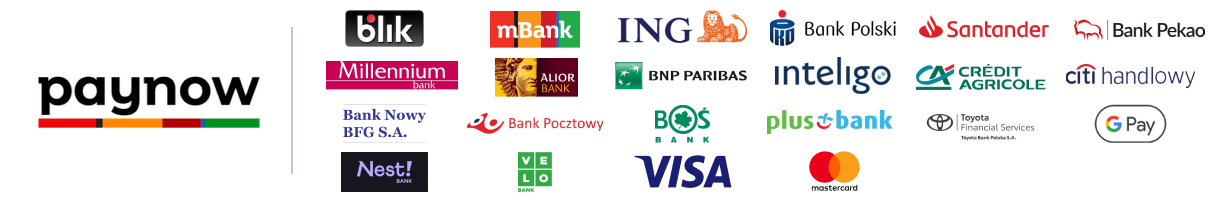 Paynow - metody płatności