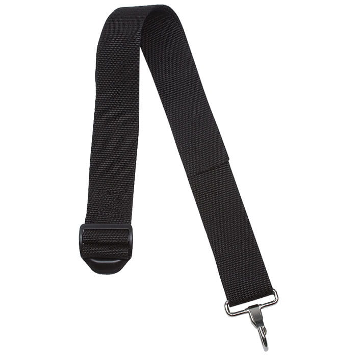Czarny Pas Nośny FS z metalowym karabińczykiem.