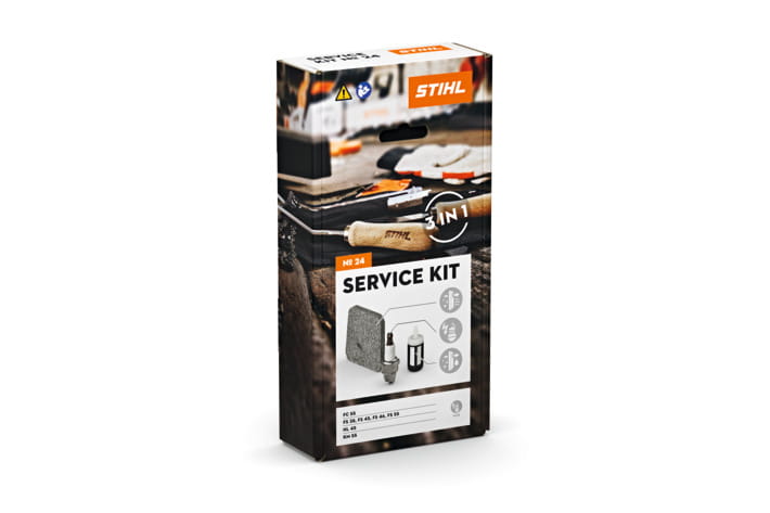 Stihl Zestaw serwisowy nr 24 do FS 38, 45, 46, 55, HL 45, KM 55, FC 55 w oryginalnym opakowaniu.