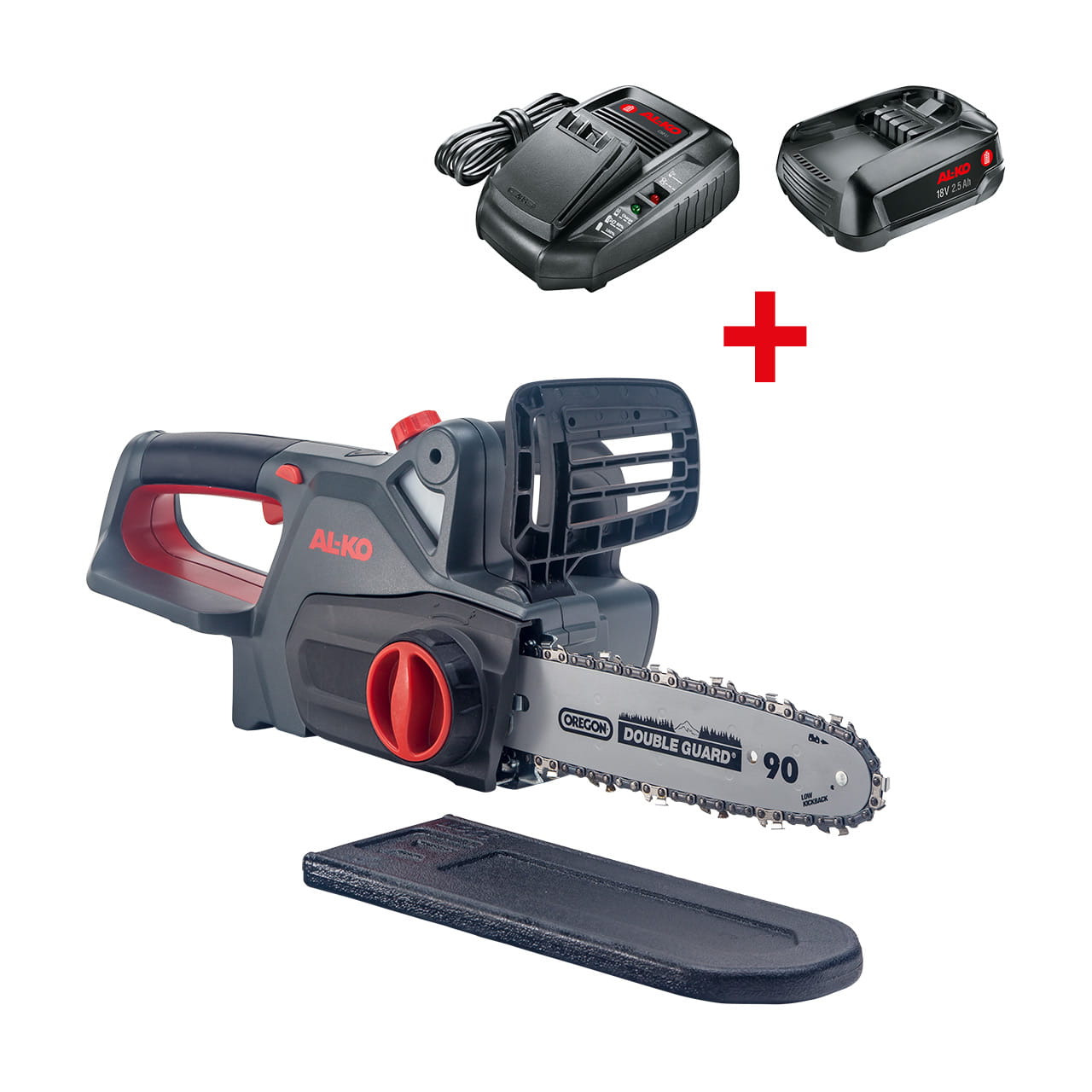 Pilarka akumulatorowa AL-KO 18V Comfort CS 1825 zestaw z ładowarką i baterią.
