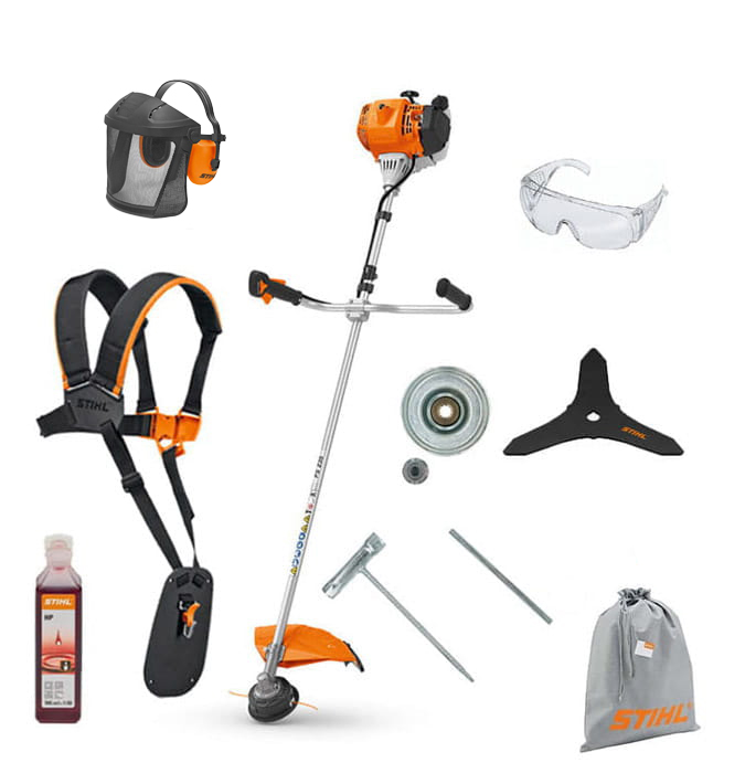 Stihl FS 235 Kosa spalinowa z akcesoriami.