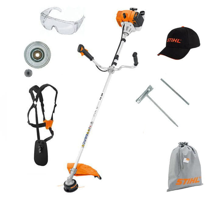 Stihl FS 120 Kosa spalinowa, Mocna (1,8 KM) kosa mechaniczna z wielofunkcyjnym uchwytem oburęcznym.