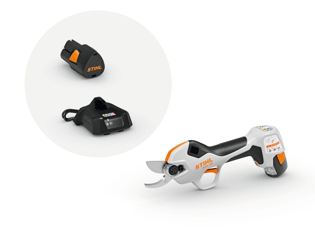 Stihl ASA 20 Sekator akumulatorowy, zestaw z akumulatorem AS 2 i ładowarką AL 1