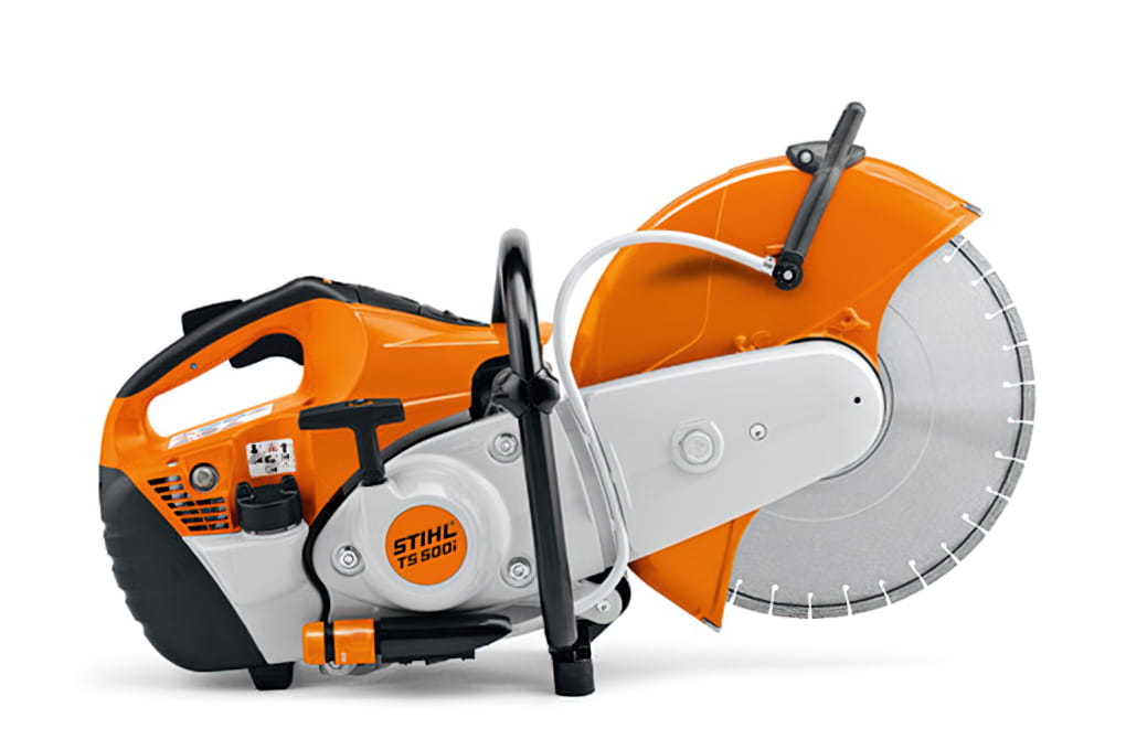 Stihl TS 500i Przecinarka o mocy 3,9 kW / 5,3 KM do ściernic o śr. 350mm