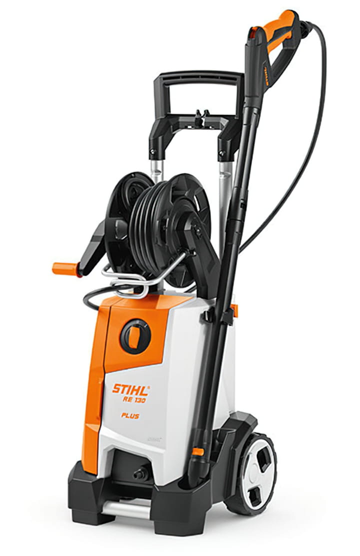 Stihl RE 130 PLUS Myjka z bębnem na wąż ciśnieniowy, 135 barów